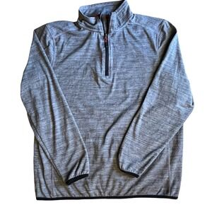 Avalanche Outdoor Supply Co Mens Grey Quarter Zip Pullover CAM150U Medium